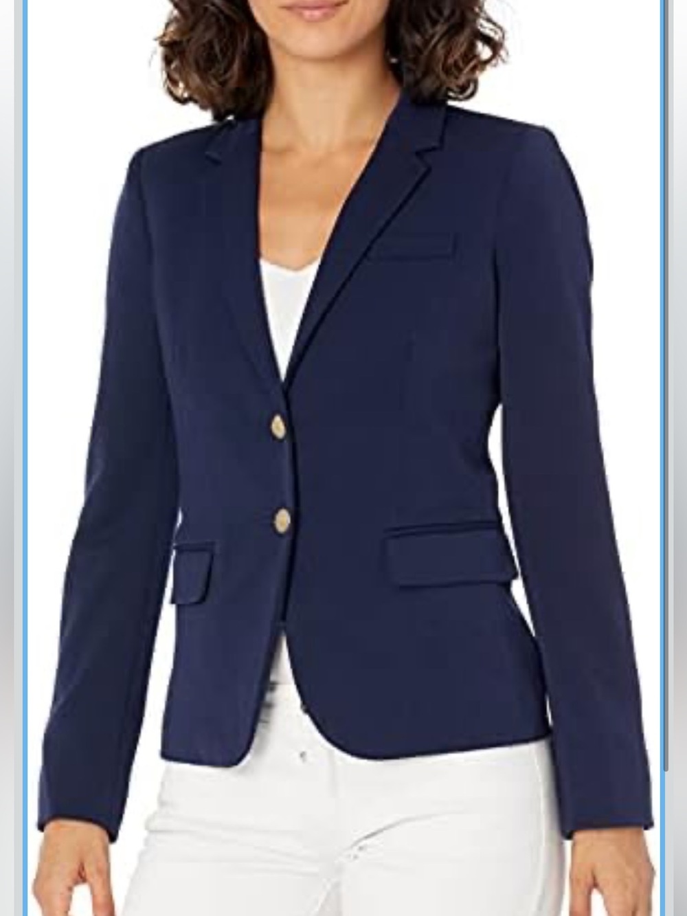 NWT J. Crew Women's Schoolboy Navy Blazer - size 6